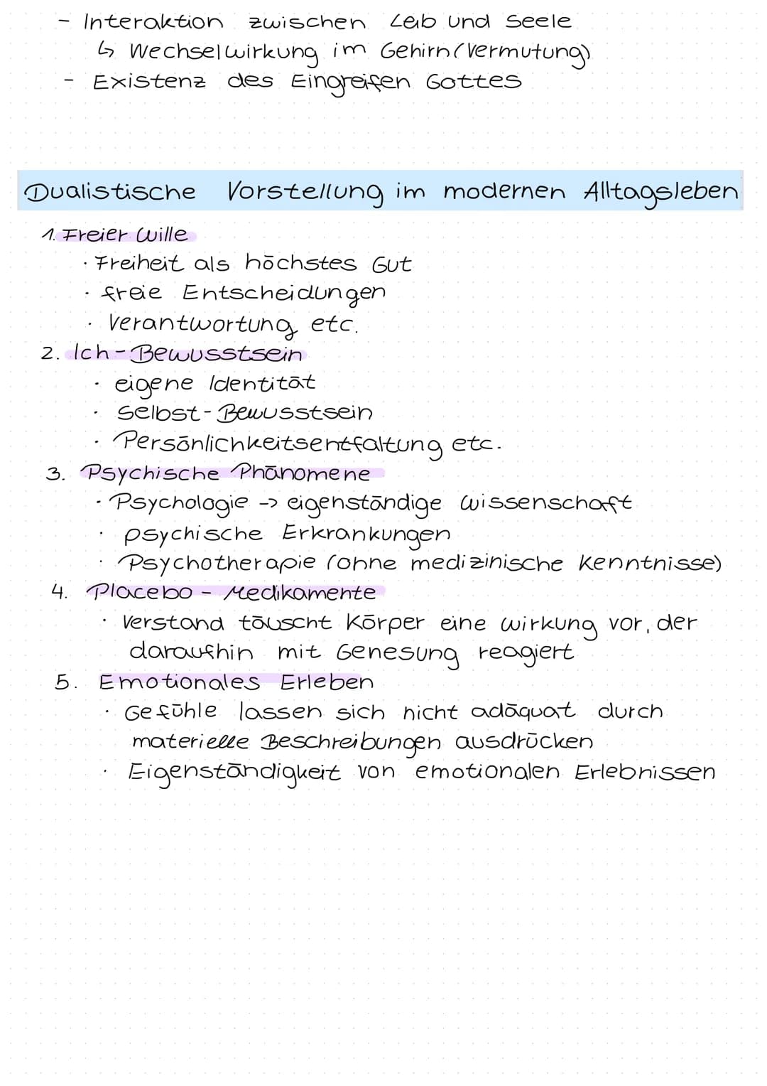 Leib und Seele
René Descartes
Vertreter des kartesischen Dualismus
(interaktionistischer Dualismus)
Ich denke, also bin ich"
Gwer zweifeln k