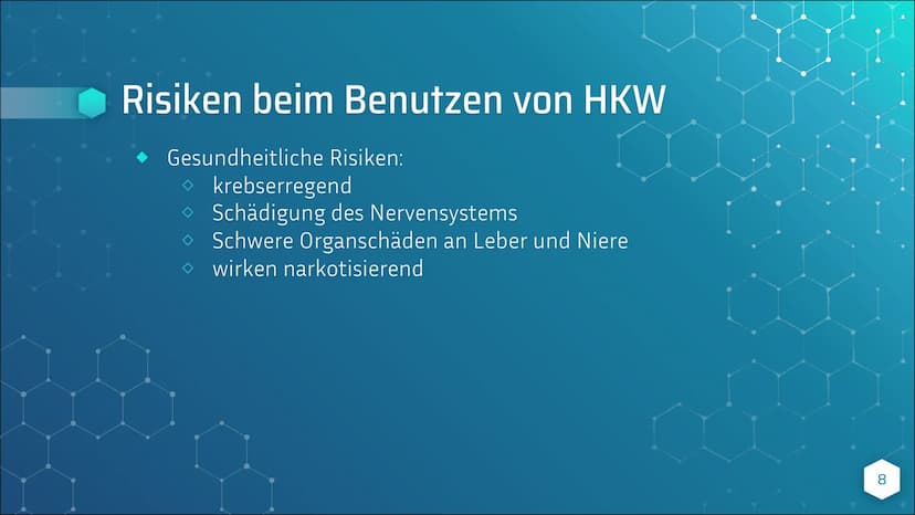 Halogenkohlenwasser-
stoffe
von Emily- Michelle Kelsch Gliederung
Was ist Halogenkohlenwasserstoff?
Eigenschaften
HKW in anderen Bereichen
G