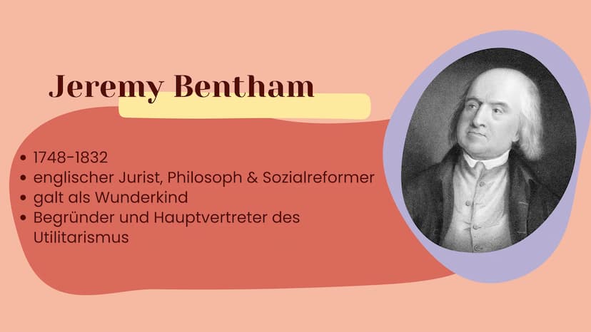 Alttarismus Unsere
Gliederung
• Definition Utilitarismus
Jeremy Bentham
Prinzipien
John Stuart Mill
Handlungs-& Regelutilitarismus
Waldbewoh