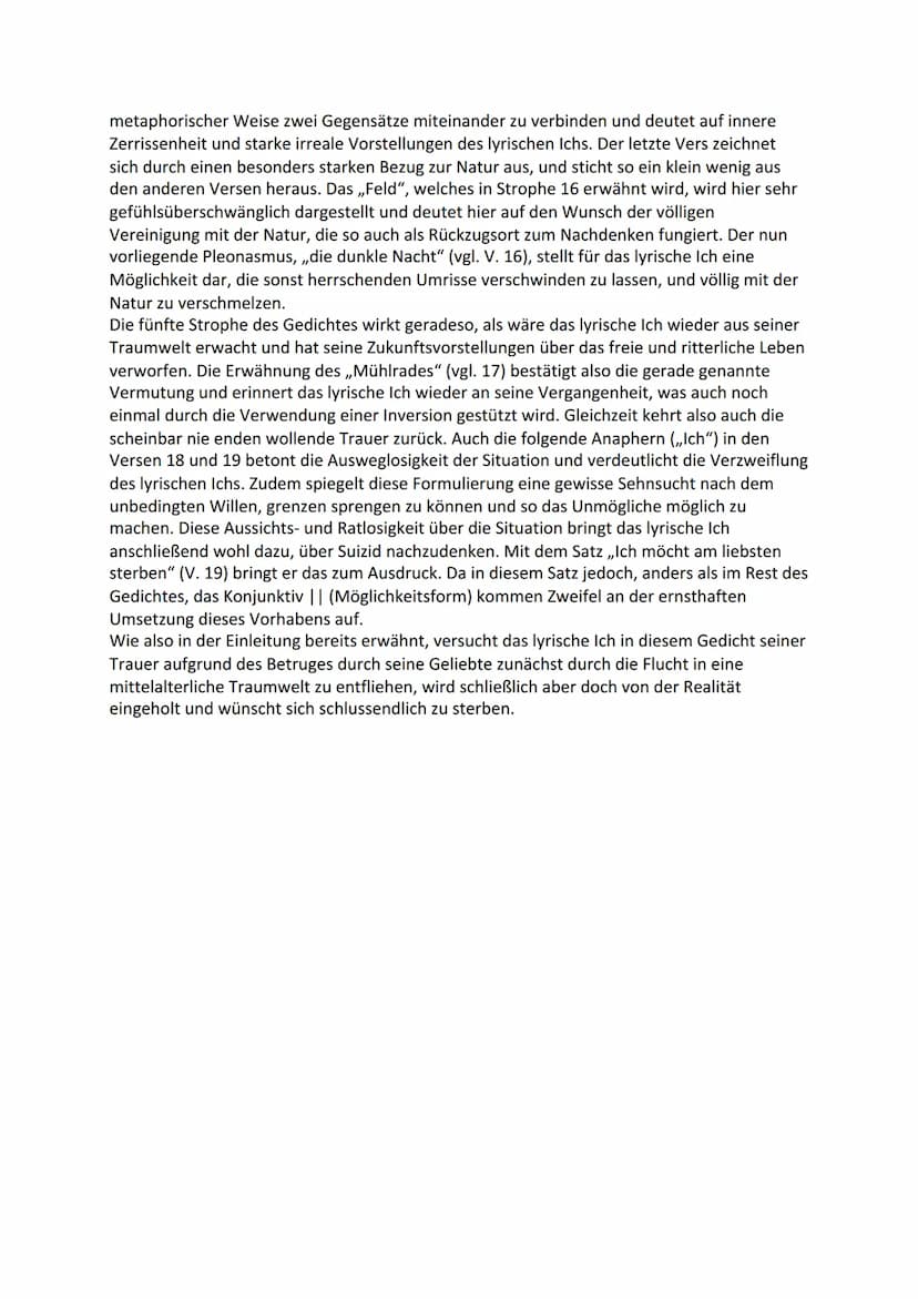 Gedichtinterpretation ,,Das zerbrochene Ringlein"
Das Gedicht,,das zerbrochene Ringlein" wurde von Joseph Freiherr von Eichendorff verfasst
