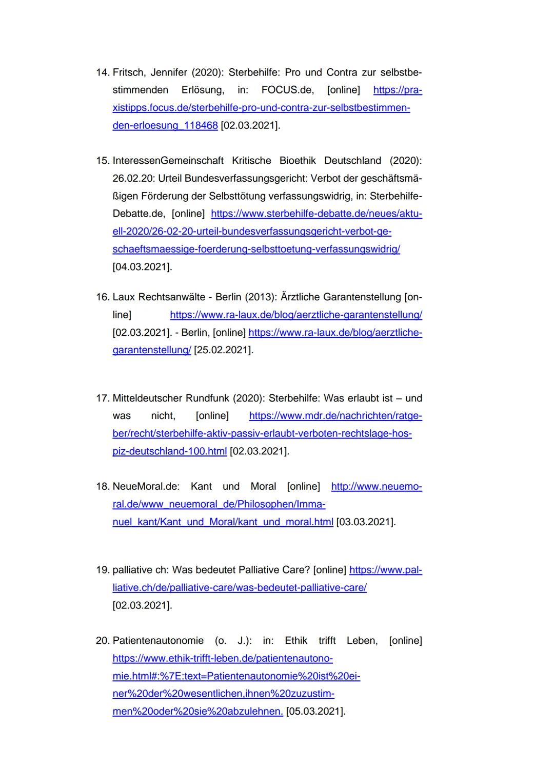 AKTIVE STERBEHILFE
ALS GRUNDRECHT
Schule
Name
Lehrer
Seminarfach Politische Philosophie, 12sf6
Abgabedatum: 05. März 2021
ST. ITI Gymnasium
