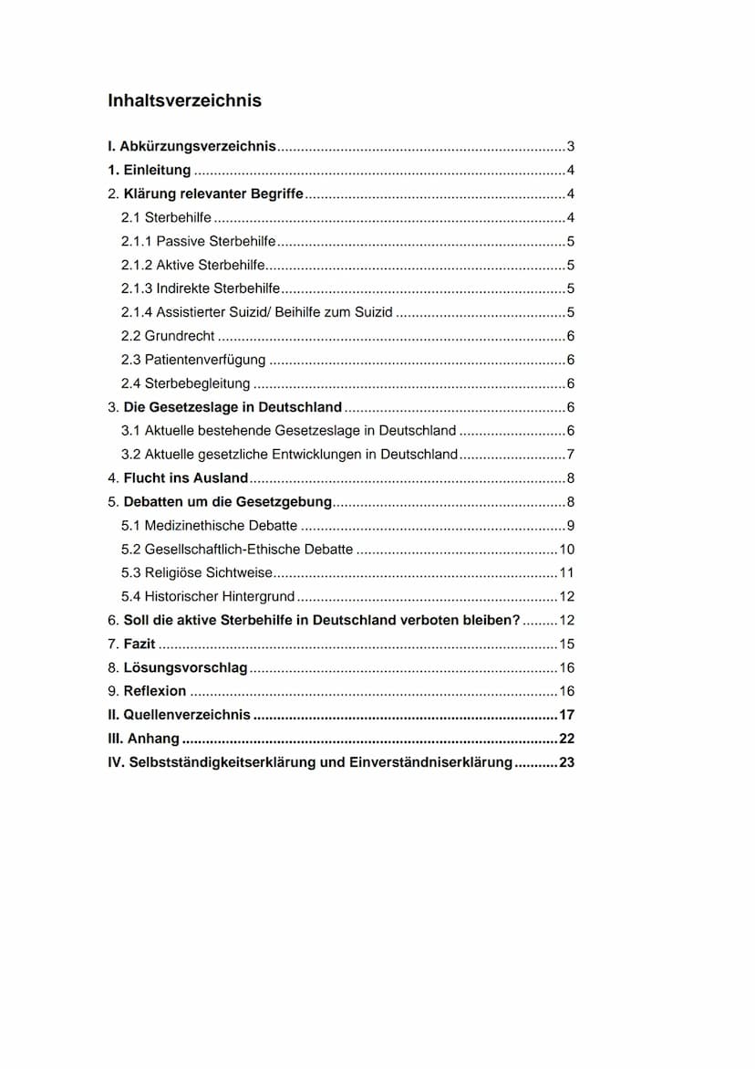 AKTIVE STERBEHILFE
ALS GRUNDRECHT
Schule
Name
Lehrer
Seminarfach Politische Philosophie, 12sf6
Abgabedatum: 05. März 2021
ST. ITI Gymnasium
