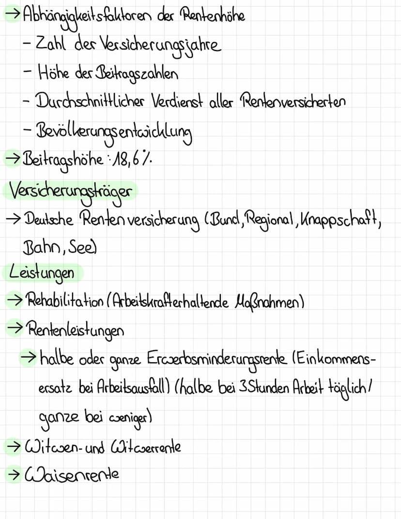 SOZIALVERSICHERUNGEN
→ Solidaritätsprinzip(gleicher Prozentsatz des Buttos für jeden
→Arbeitgeber und Arbeitnehmer bringen jeweils die Hälft