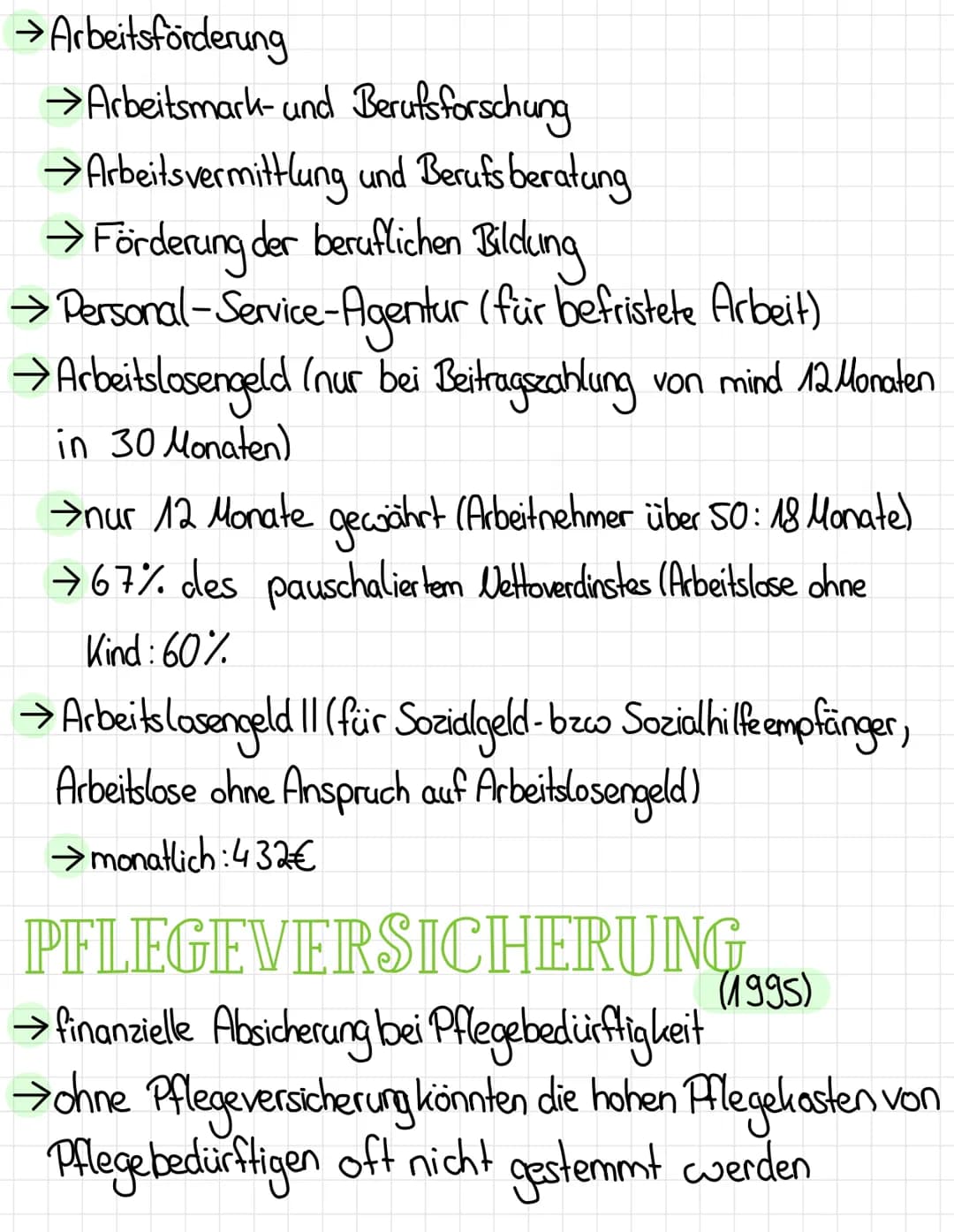 SOZIALVERSICHERUNGEN
→ Solidaritätsprinzip(gleicher Prozentsatz des Buttos für jeden
→Arbeitgeber und Arbeitnehmer bringen jeweils die Hälft