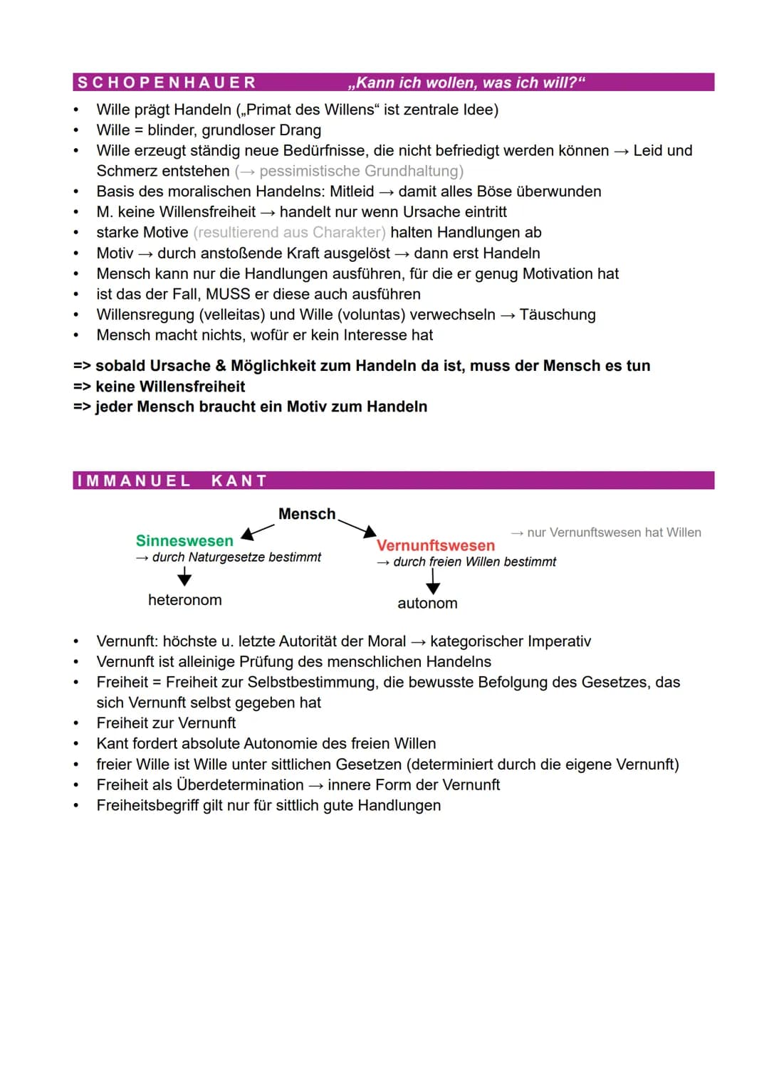 Fragen nach der Freiheit
Freiheit: Selbstbestimmung, „die Unabhängigkeit von Fremdbestimmung"
politische Freiheit: ledig sein von fremder Ge