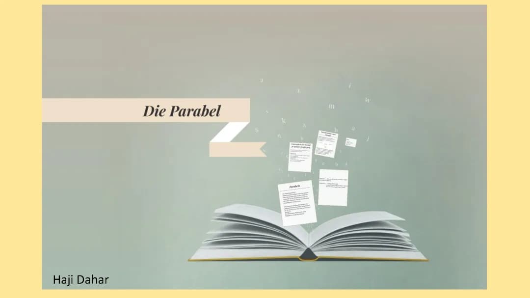 Understanding Parables: Ancient Origins and Key Features