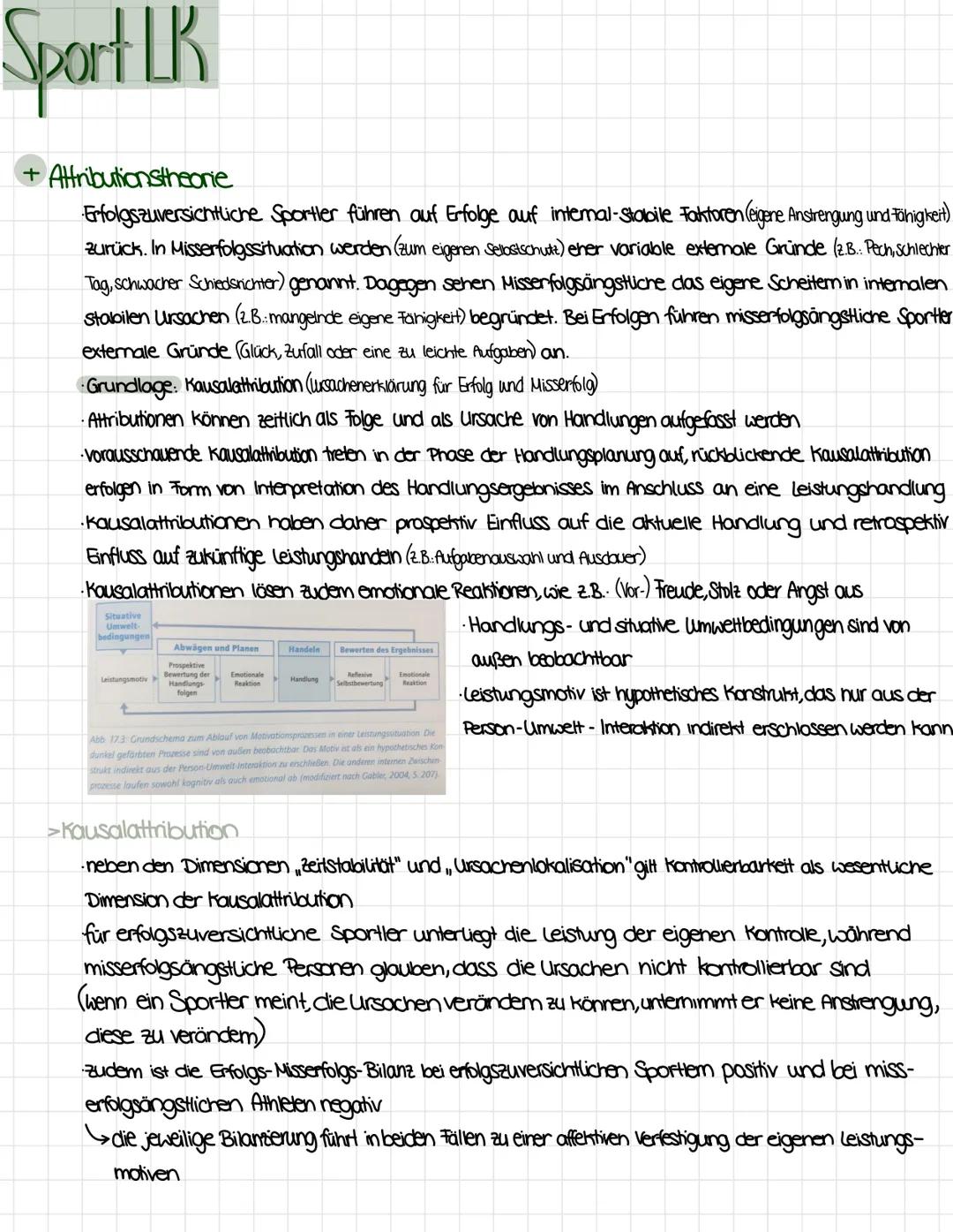 Sport LK
+ Emotionen im Sport
Unter Emotionen versteht man in Anlehnung an Gabler subjektive Befindlichkeiten (Prozesse &
Zustande), die mit