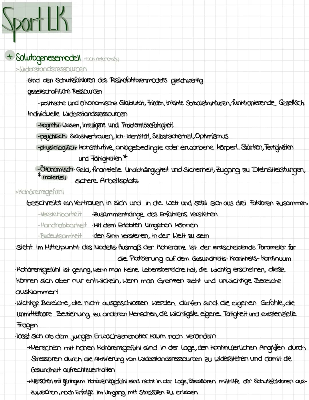 Sport LK
+ Emotionen im Sport
Unter Emotionen versteht man in Anlehnung an Gabler subjektive Befindlichkeiten (Prozesse &
Zustande), die mit