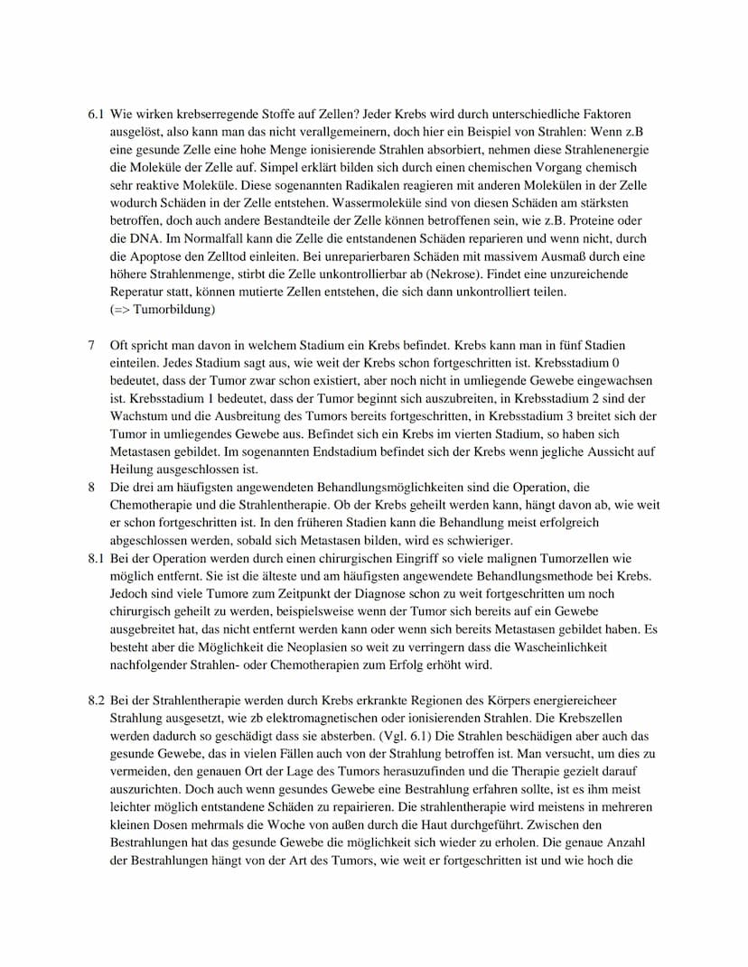 GFS
Schriftliche Ausarbeitung
Thema:
Krebs
Biologie Basiskurs Klasse 11
Schuljahr 2020/2021 Inhalt
1. Einführung
2. Definition
3. Krebsarten
