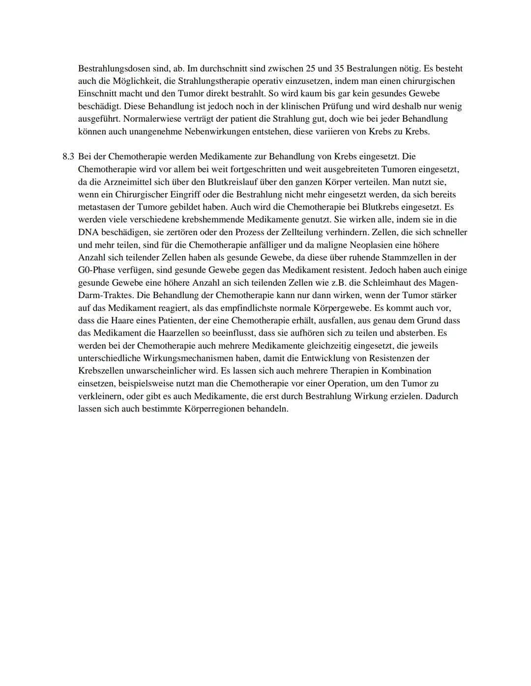 GFS
Schriftliche Ausarbeitung
Thema:
Krebs
Biologie Basiskurs Klasse 11
Schuljahr 2020/2021 Inhalt
1. Einführung
2. Definition
3. Krebsarten