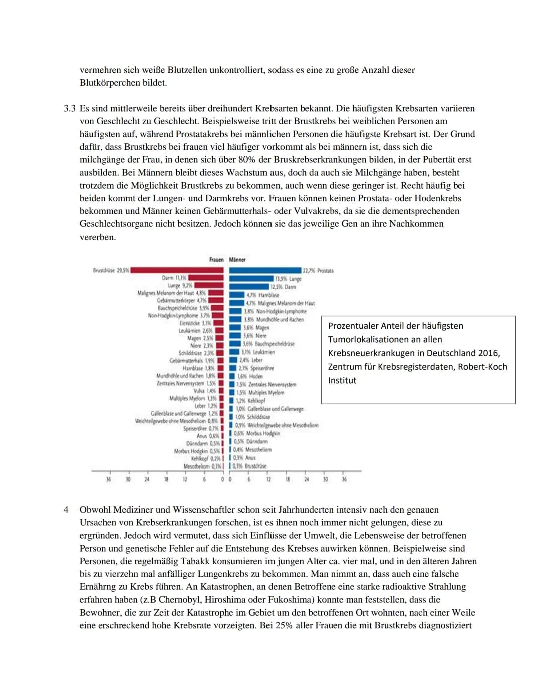 GFS
Schriftliche Ausarbeitung
Thema:
Krebs
Biologie Basiskurs Klasse 11
Schuljahr 2020/2021 Inhalt
1. Einführung
2. Definition
3. Krebsarten