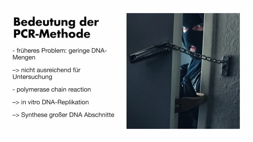 MS
igi
BY
Die PCR
Maria Gryn, 19.12.2021 Gliederung
Bedeutung der PCR-Methode
Entdeckung
●
• Komponenten der PCR
• Ablauf der PCR:
●
●
●
●
•