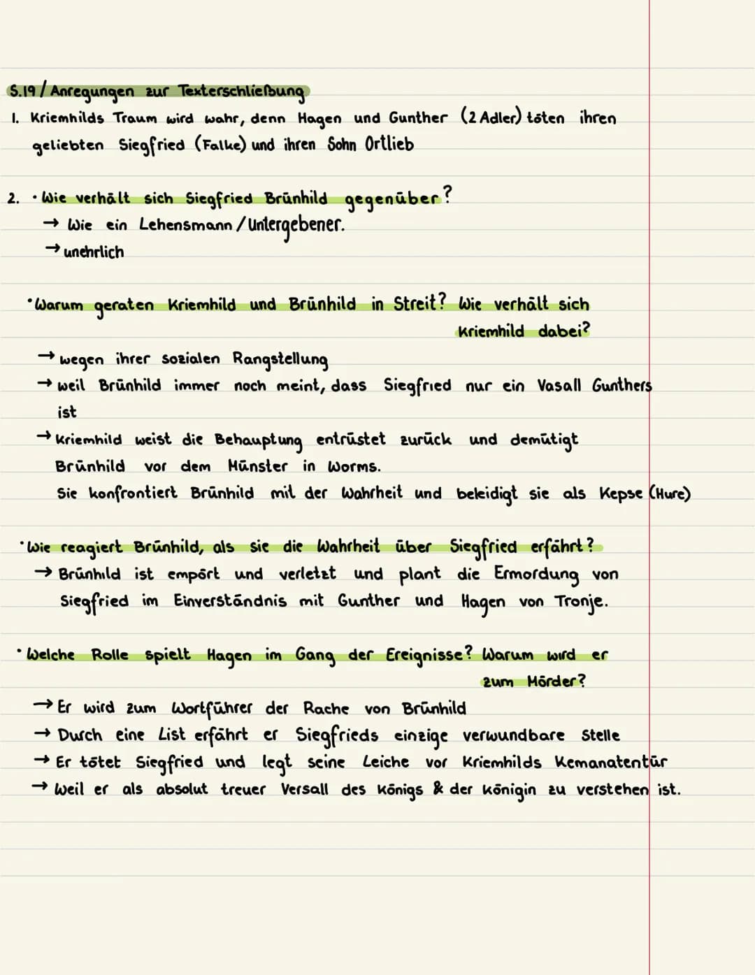 NIBELUNGENLIED
Heldenlied oder Heldenepos?
Wesentliche Handlungselemente des Nibelungenlieds gehen auf die Völkerwanderungszeit
zurück. Es w