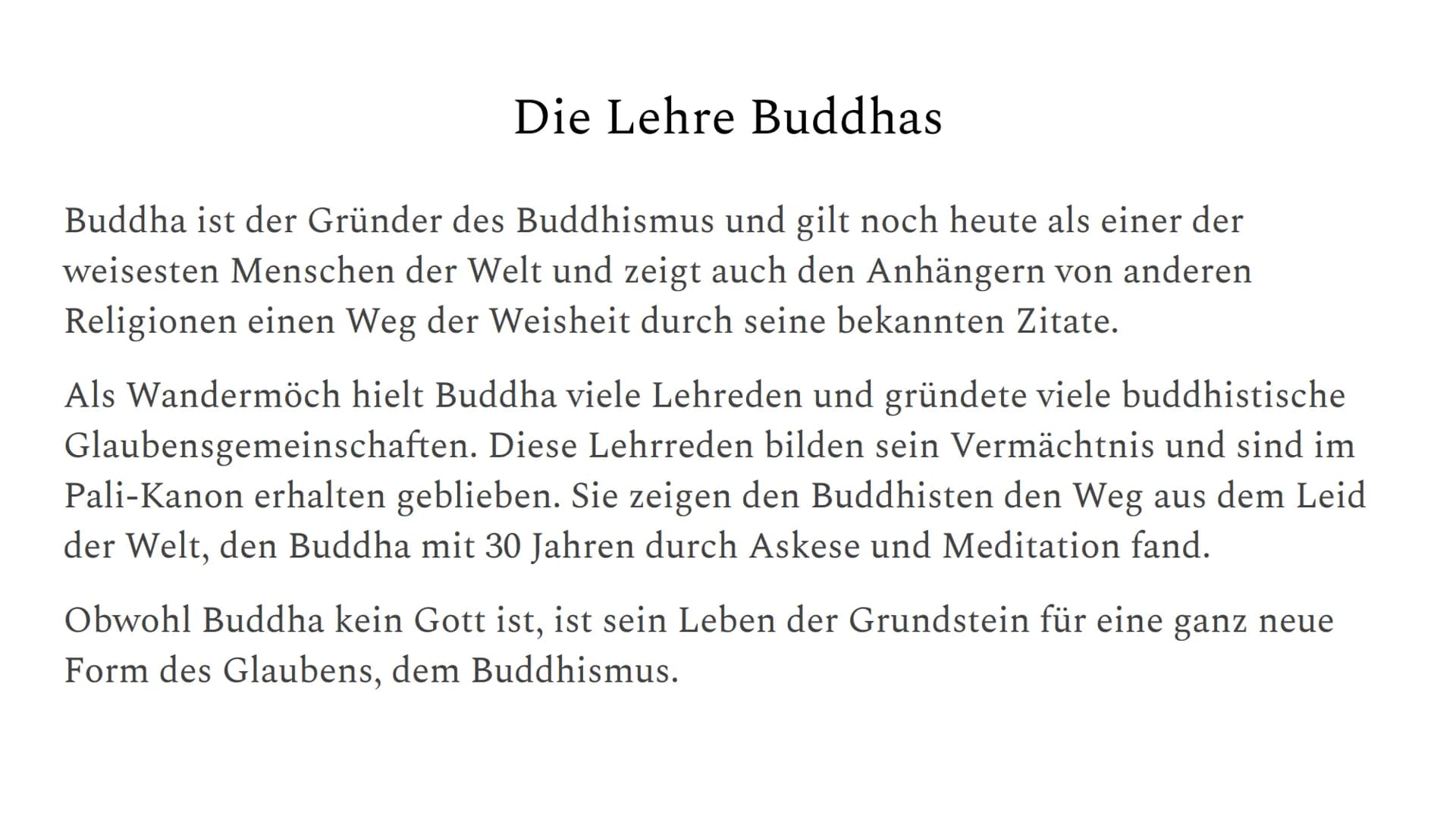 Buddhismus
Die Kernaussage des
Buddhismus und
die Philosophie Buddhas
Ho Kaltenbelas Siddharta Gautama (Buddha)
-
Siddharta bedeutet "der se