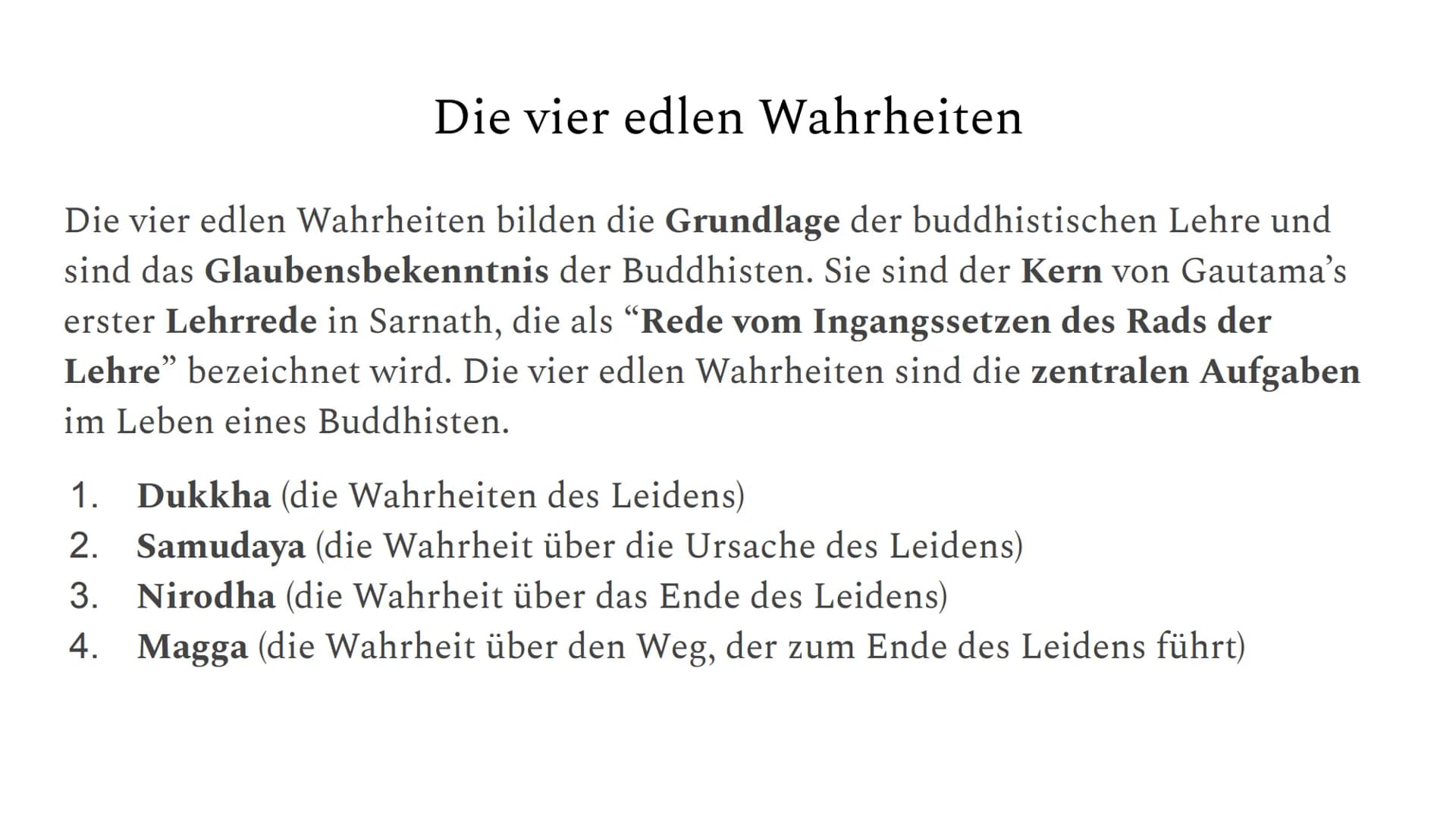 Buddhismus
Die Kernaussage des
Buddhismus und
die Philosophie Buddhas
Ho Kaltenbelas Siddharta Gautama (Buddha)
-
Siddharta bedeutet "der se