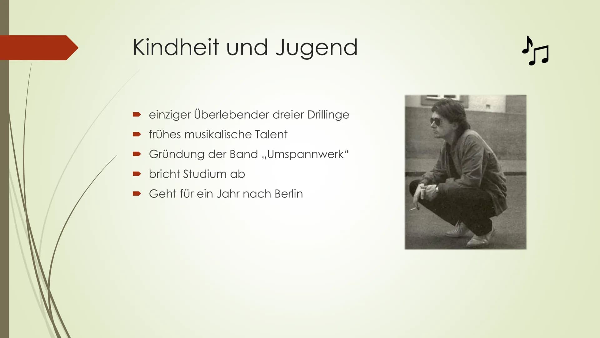 Falco Gliederung
► Allgemeine Informationen
➡ Kindheit
Beginn der Karriere
➡erste Rückschläge
Höhepunkt
Rückzug aus der Öffentlichkeit
→ Dis