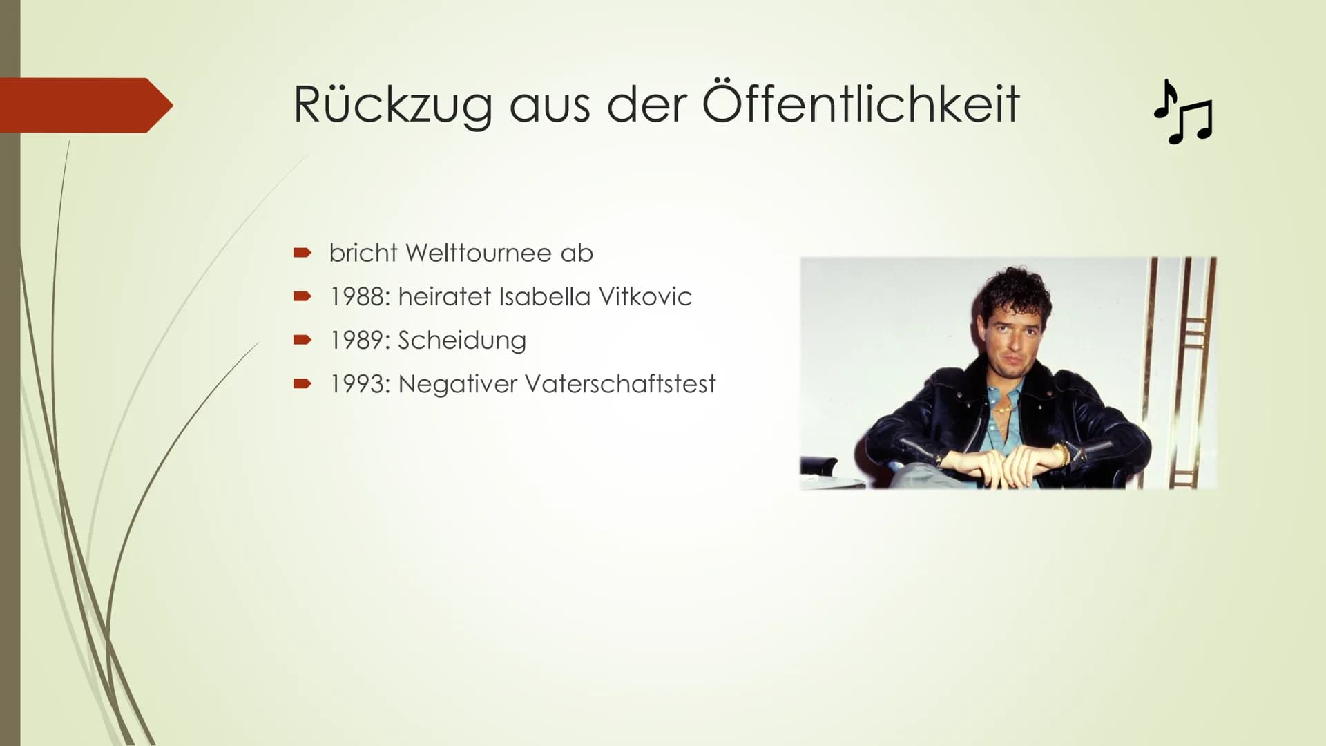 Falco Gliederung
► Allgemeine Informationen
➡ Kindheit
Beginn der Karriere
➡erste Rückschläge
Höhepunkt
Rückzug aus der Öffentlichkeit
→ Dis