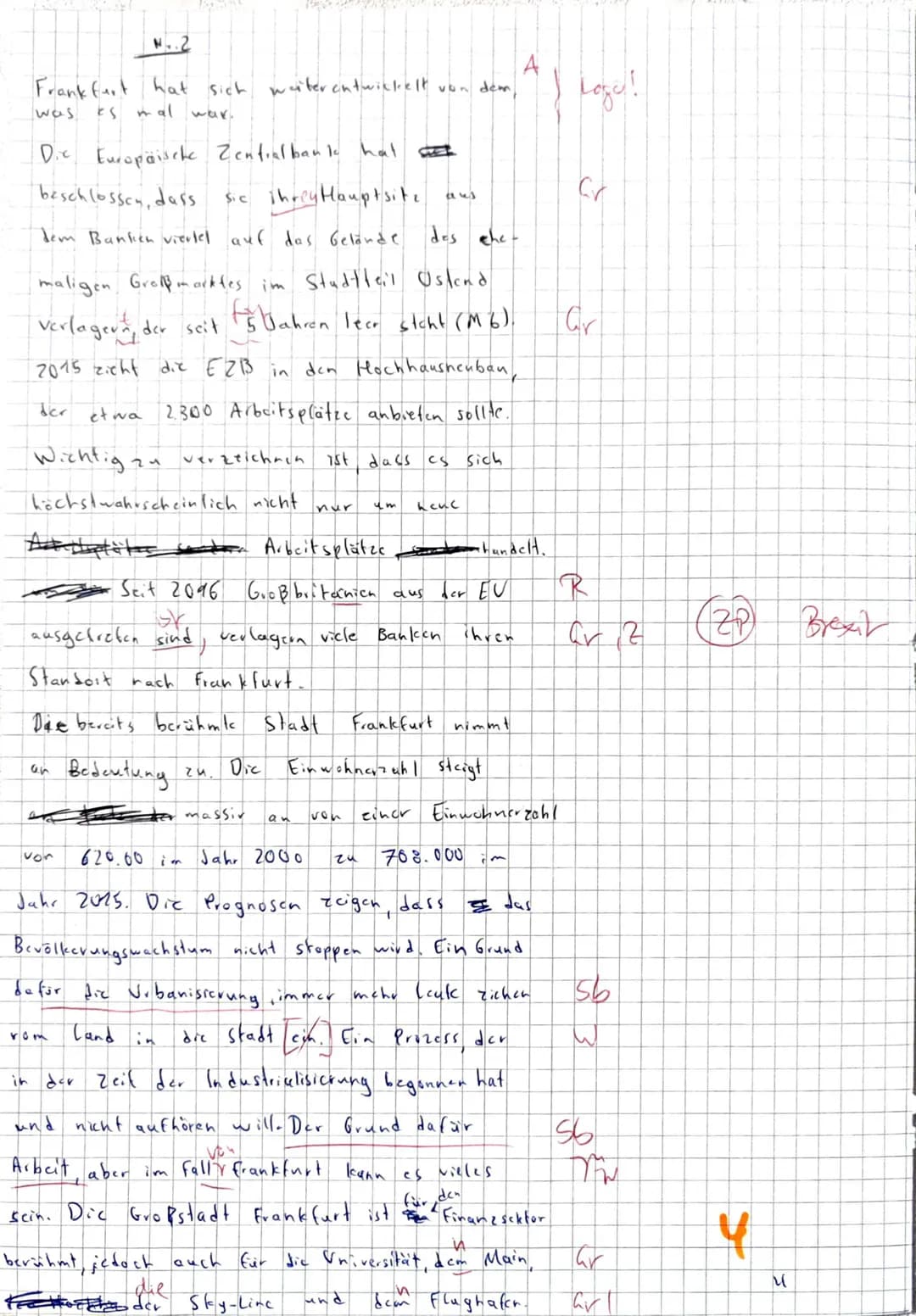 EK GK Q2 ( !
Name:
1 1
Zweite Klausur
23.11.2023
Thema: Aktuelle Tendenzen der Stadtentwicklung
Wandel städtischer Teilräume in europäischen
