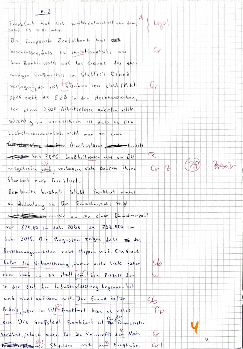 EK GK Q2 ( !
Name:
1 1
Zweite Klausur
23.11.2023
Thema: Aktuelle Tendenzen der Stadtentwicklung
Wandel städtischer Teilräume in europäischen