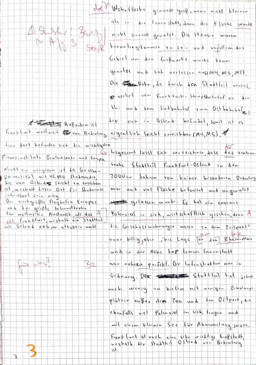 EK GK Q2 ( !
Name:
1 1
Zweite Klausur
23.11.2023
Thema: Aktuelle Tendenzen der Stadtentwicklung
Wandel städtischer Teilräume in europäischen