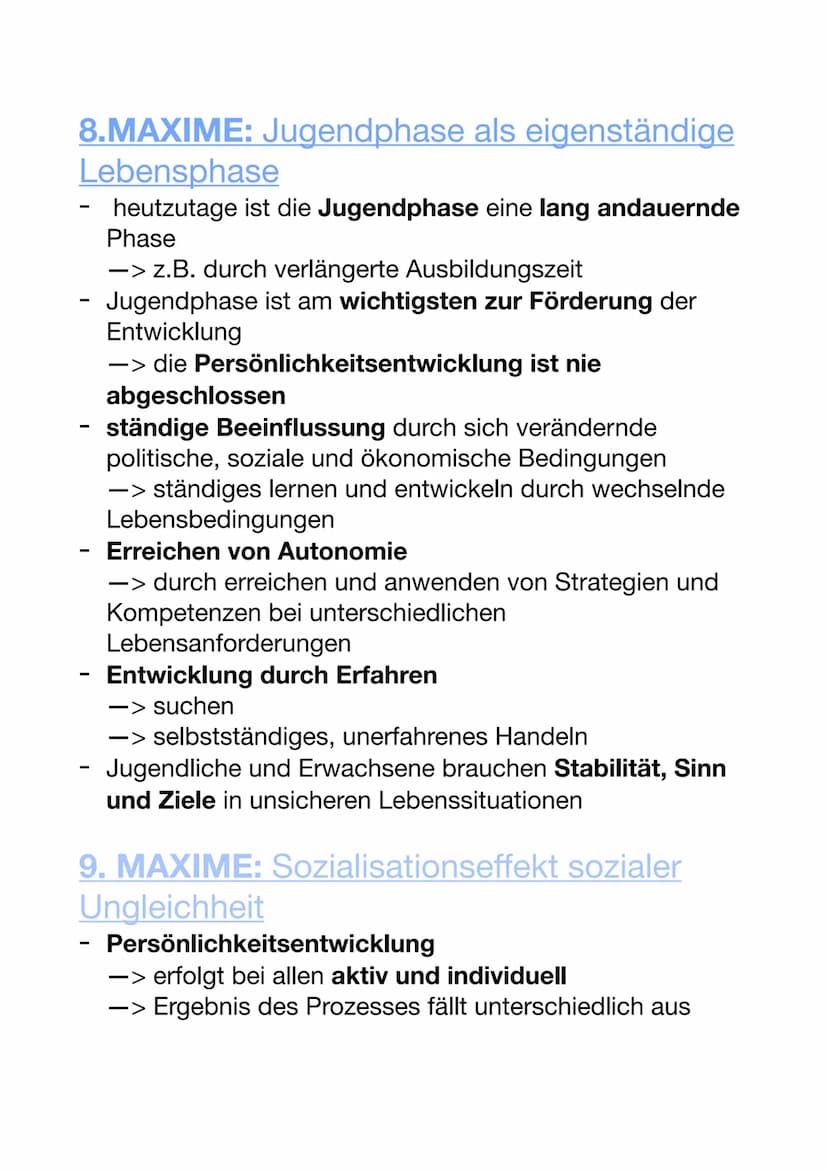 Hurrelmann: Das Modell der produktiven
Realitätsverarbeitung
Theorie
Hurrelmann formuliert eine sozialwissenschaftliche
orientierte Theorie 