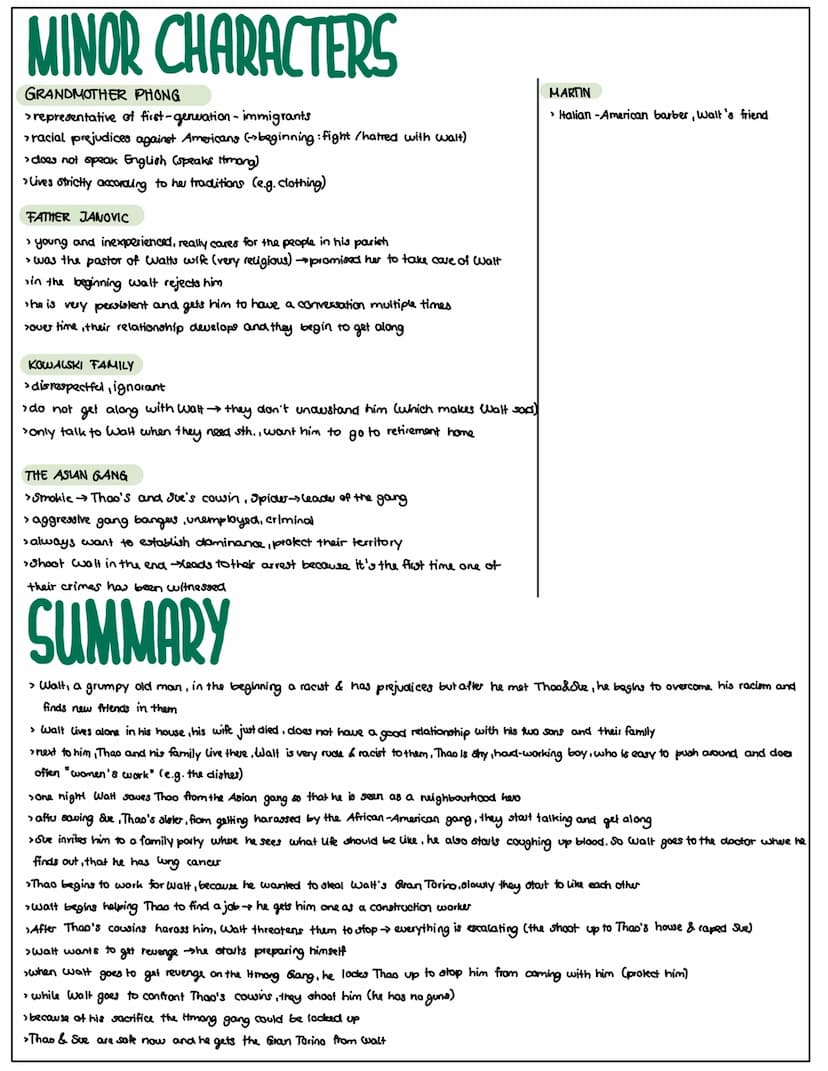N
CHARACTERS
+ SUMMARY
M THAO
SENSE OF BELONGING
> no friends /relationship
> no plans for the future (later gets a job at a construction si