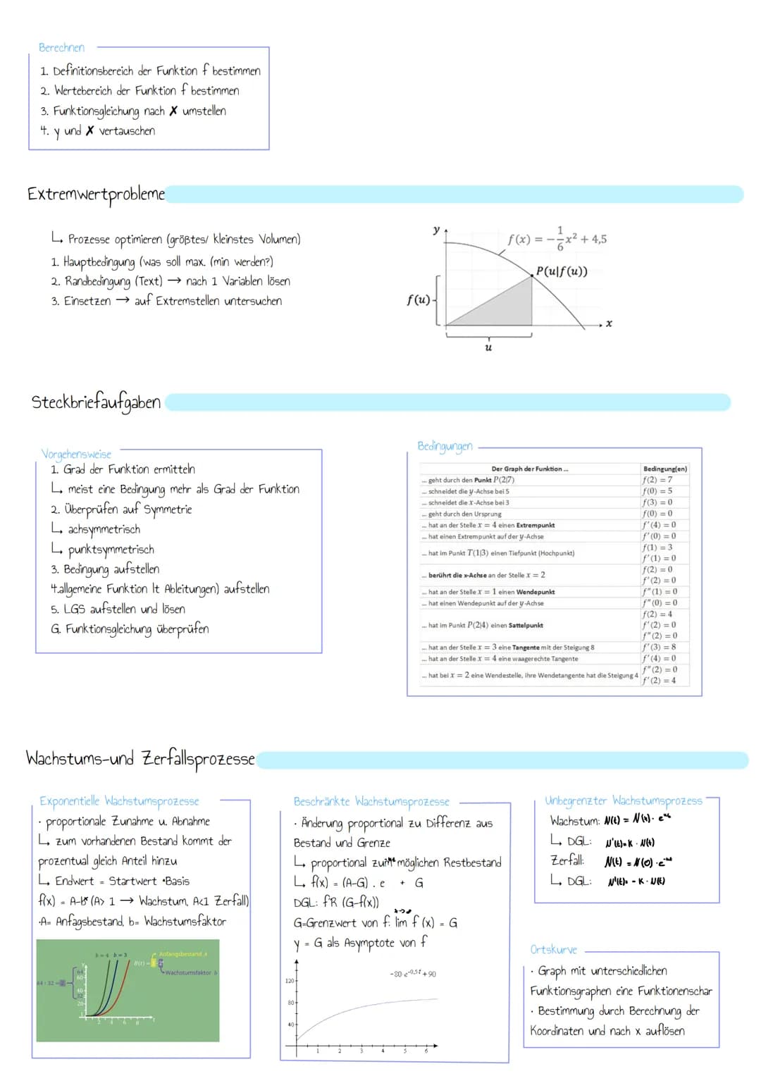 Definitionsmenge und Wertemenge
Die Definitionsmenge einer Funktion f. enthält alle
Elemente, für die Definition einer Funktion
"Welcher wer