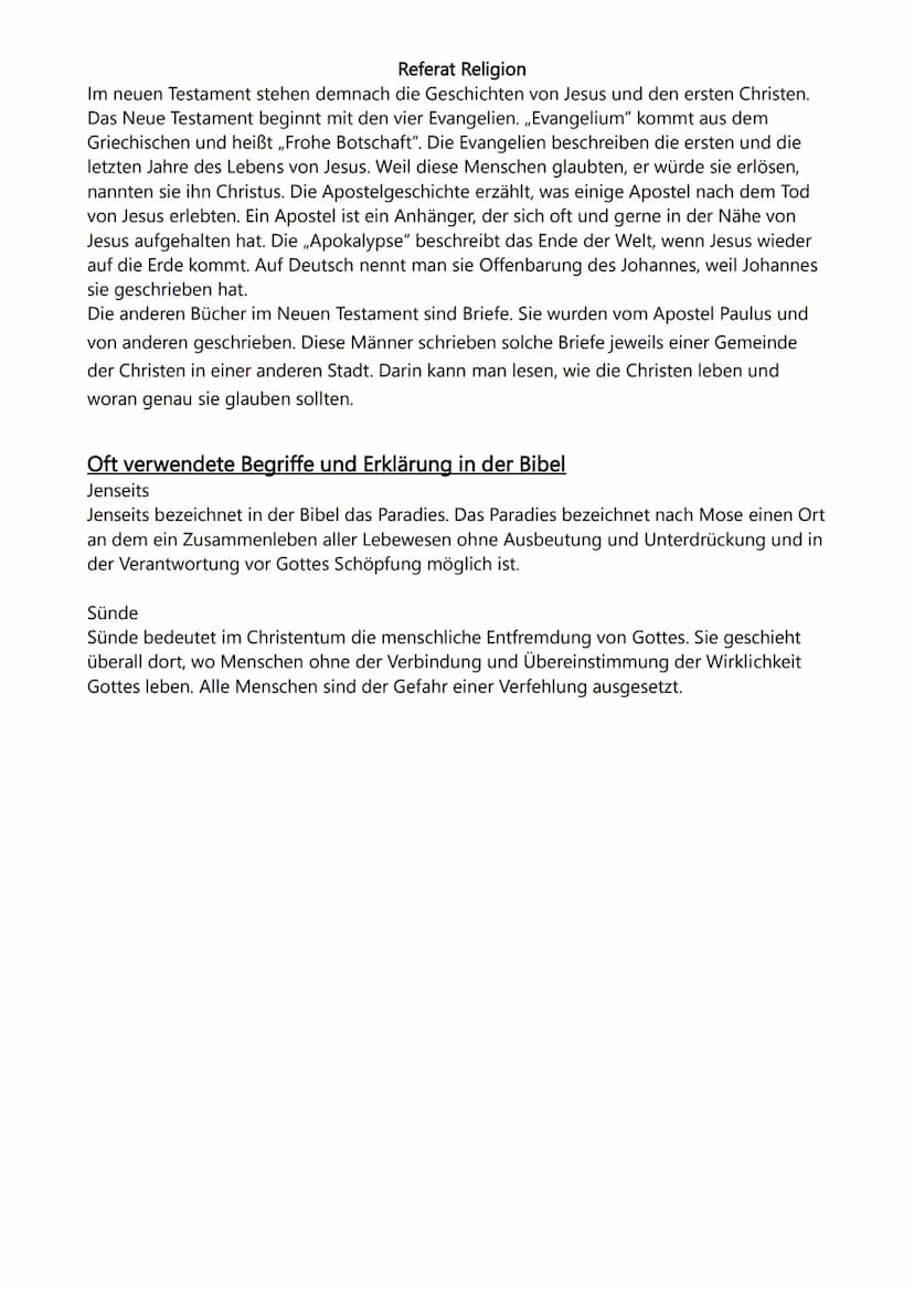 Referat Religion
Allgemeine Infos über das Christentum
Name der Religion: Christentum
Untergruppen: Im Christentum gibt es verschiedene Grup