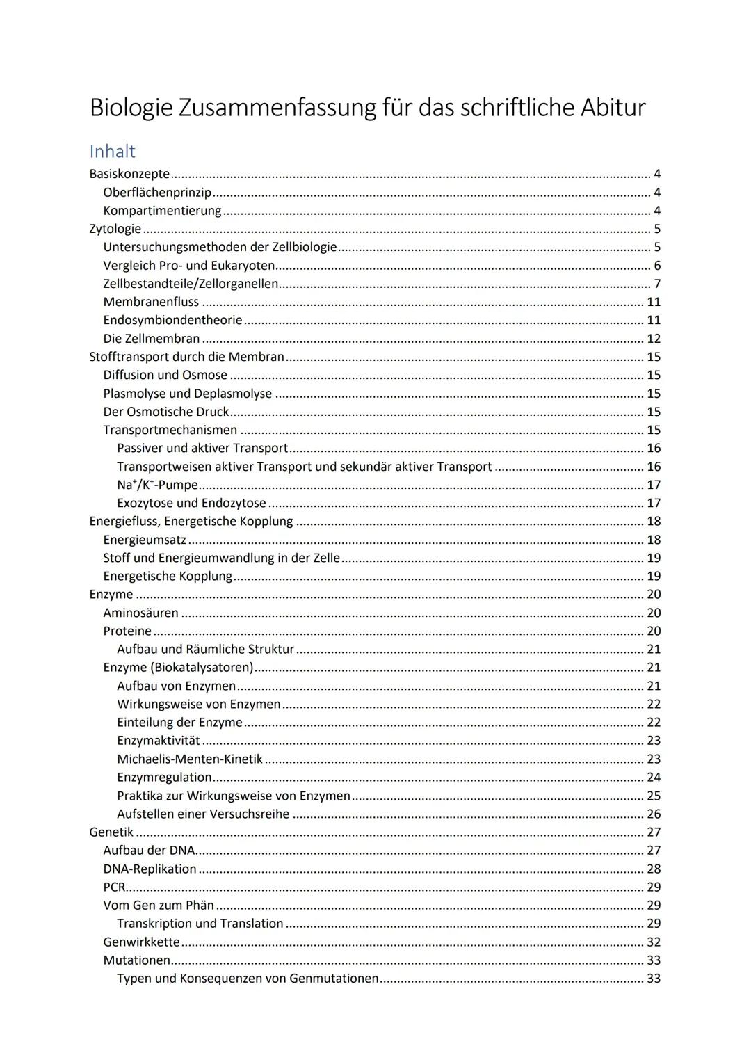 Biologie Abitur Lösungen und Zusammenfassungen 2024 – Tipps für dein Abi!