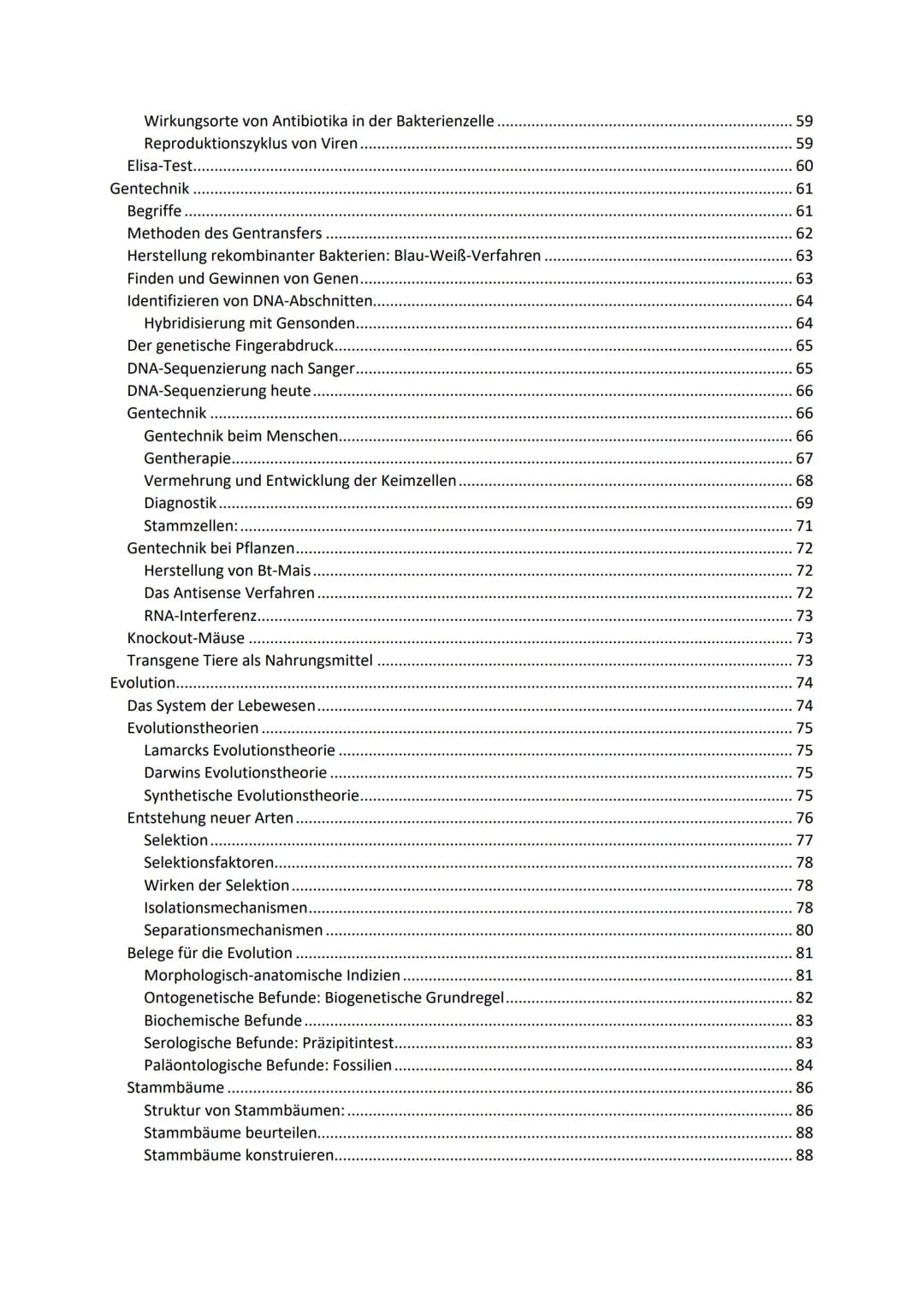 Biologie Zusammenfassung für das schriftliche Abitur
Inhalt
Basiskonzepte...
Oberflächenprinzip.
Kompartimentierung.
Zytologie.....
Untersuc