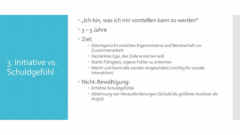 Erik H. Erikson
Das Stufenmodell der psychosozialen
Entwicklung Allgemeines
• ,,Die Konflikte eines Menschen repräsentieren, wie er wirklich