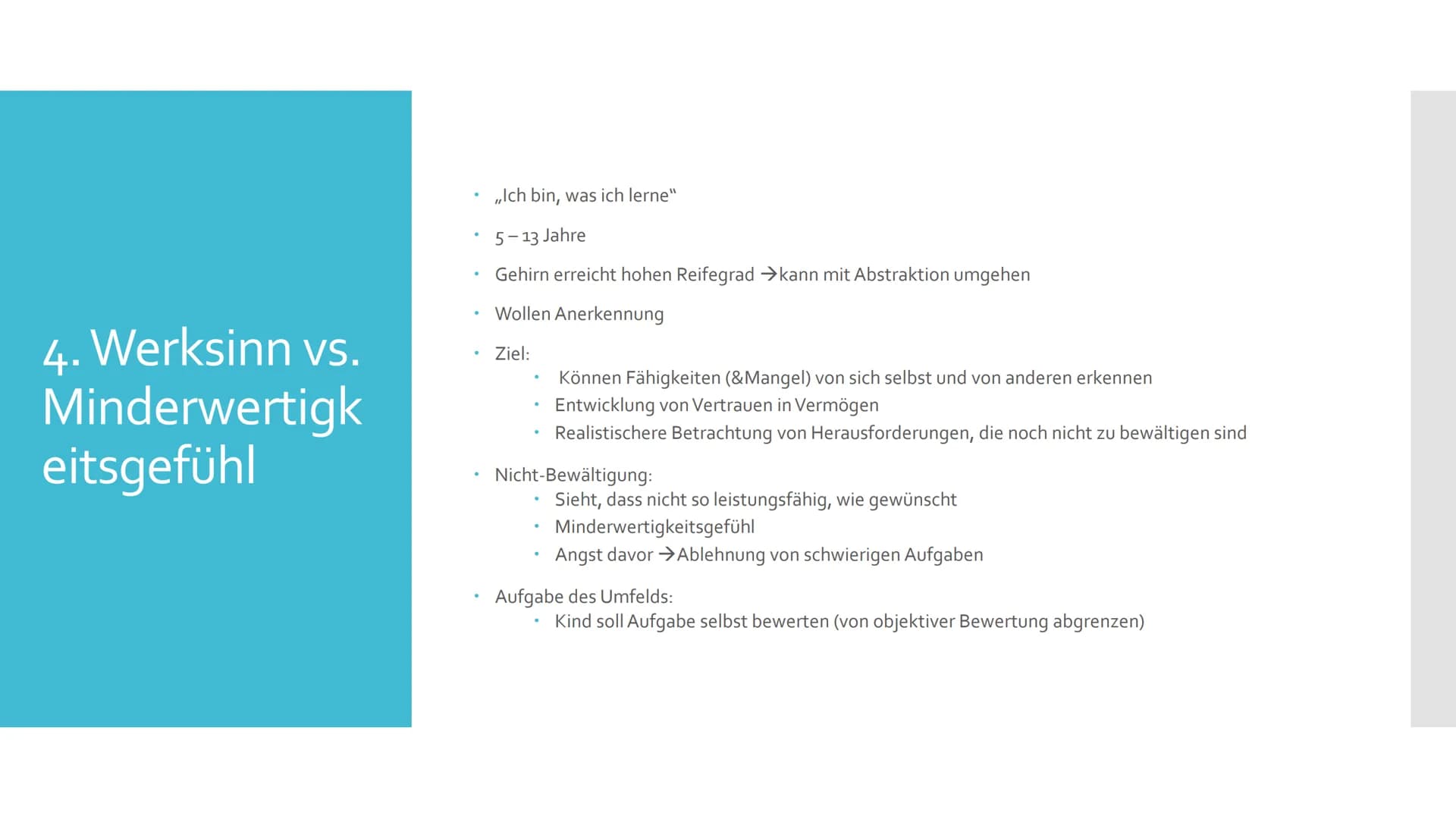 Erik H. Erikson
Das Stufenmodell der psychosozialen
Entwicklung Allgemeines
• ,,Die Konflikte eines Menschen repräsentieren, wie er wirklich