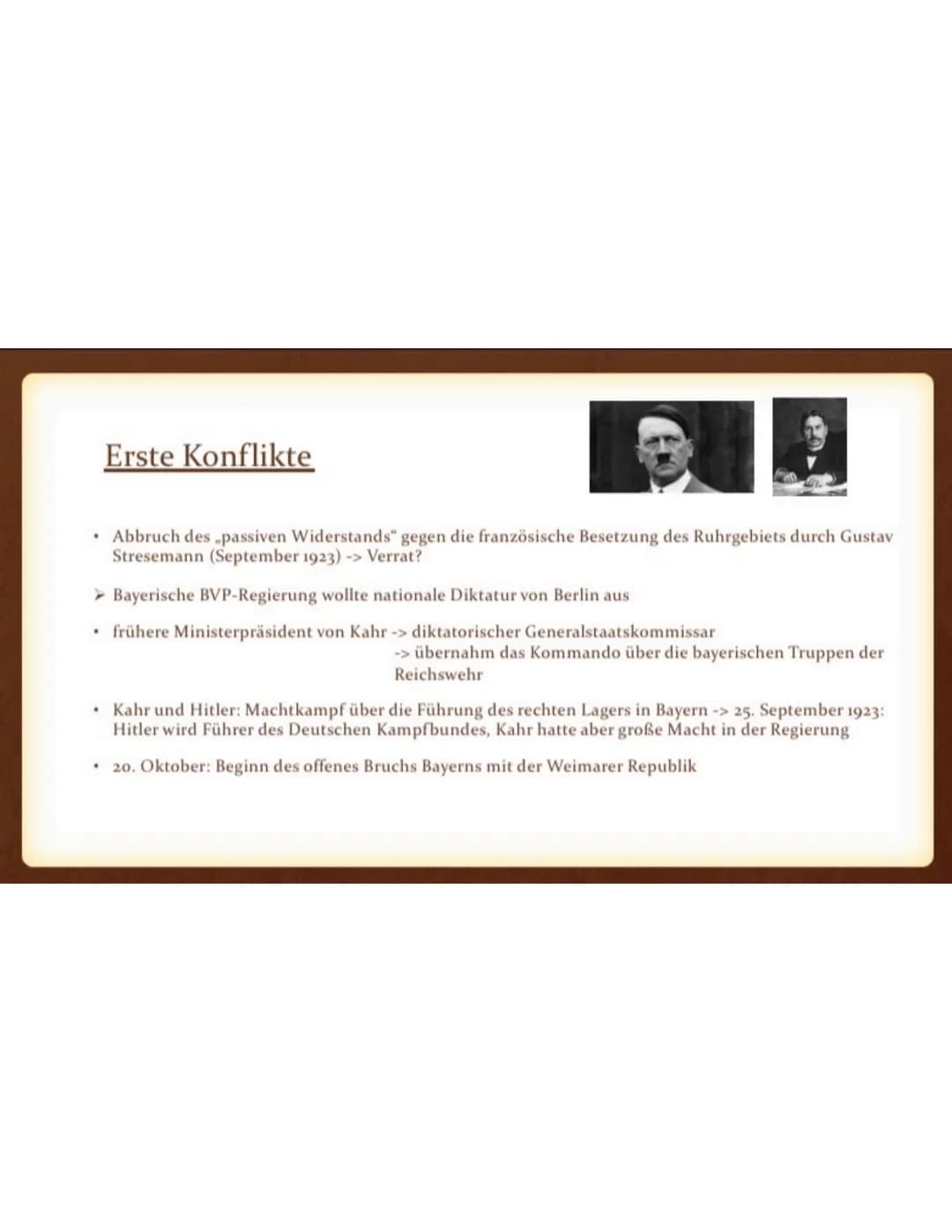 Der Hitlerputsch
(Hitler-Ludendorff-Putsch)
1923
STOSSTRUPP HITLER
MÜNCHEN
Vor Inhaltsverzeichnis
I. Definition ,,Putsch"
II. Schritte zum P