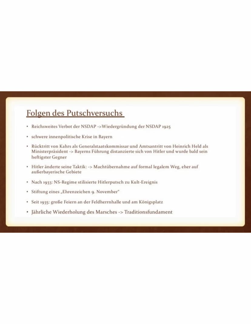 Der Hitlerputsch
(Hitler-Ludendorff-Putsch)
1923
STOSSTRUPP HITLER
MÜNCHEN
Vor Inhaltsverzeichnis
I. Definition ,,Putsch"
II. Schritte zum P