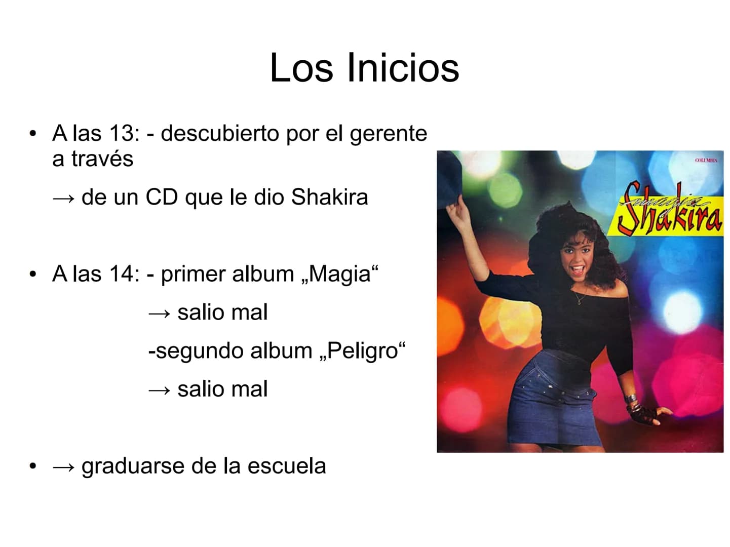 Shakira
SA
FOR Introduccion
rock, musica pop & rock latino
nacido: 02.02.1977
• Shakira Isabel Mebarak Ripoll
●
arab. ,,el agradecido" (die 