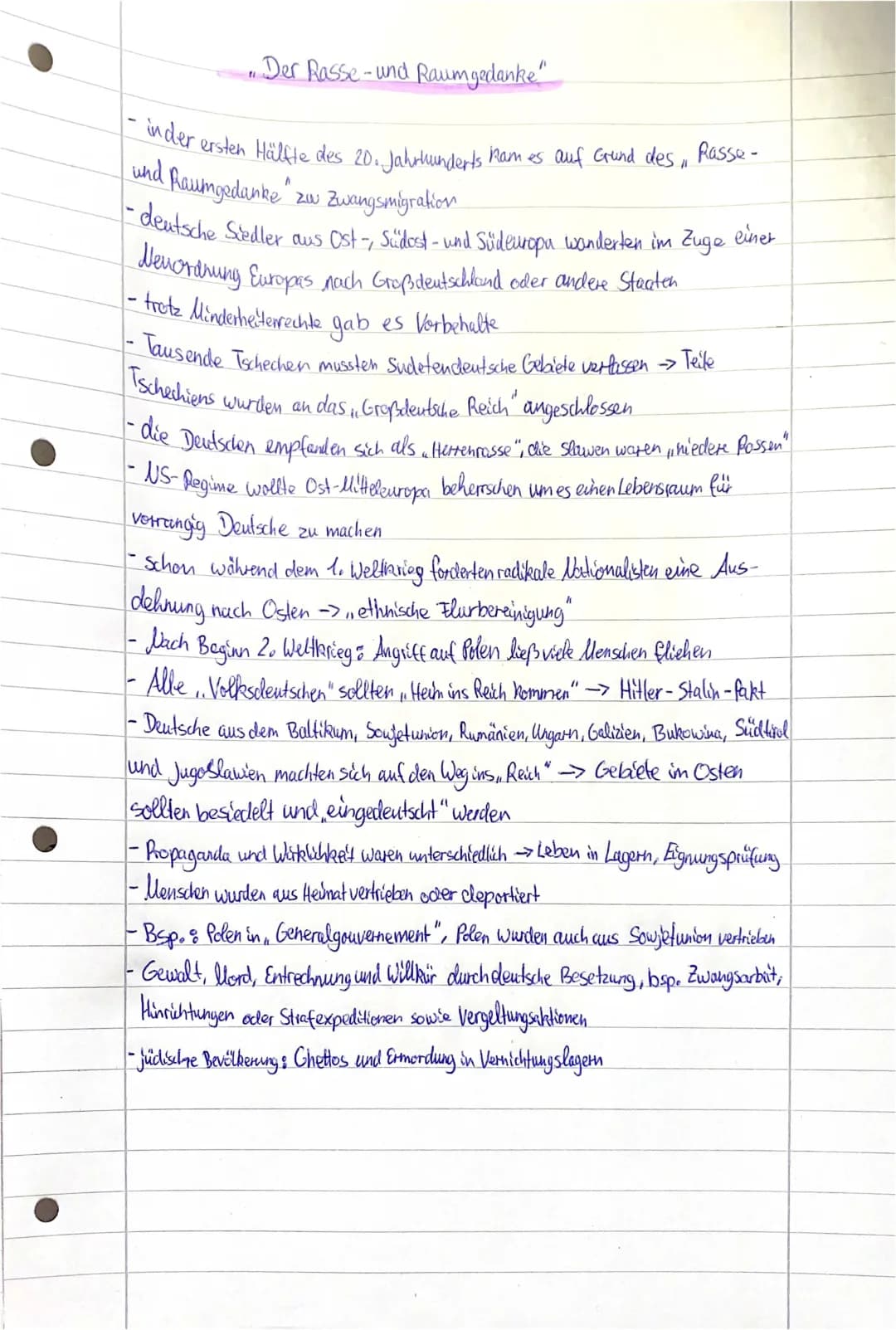 Der „Rassen- und Raumgedanke“