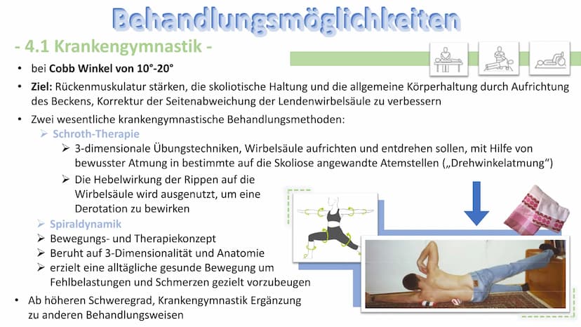 Skoliose -Korsettbehandlung
eine Erfolgsgeschichte? R
BS
1 Begriffsbestimmung
1.1
Definition
1.2 Beschreibung
2 Krankheitsbild
2.1 Ursachen
