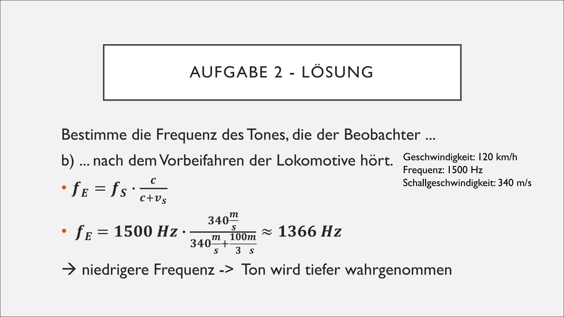   DOPPLEREFFEKT
Physik-GFS J2, Valentina Arnold ●
●
●
●
Definition/Erklärung
Akustischer Dopplereffekt
Analyse - 1. Fall: Schallquelle beweg