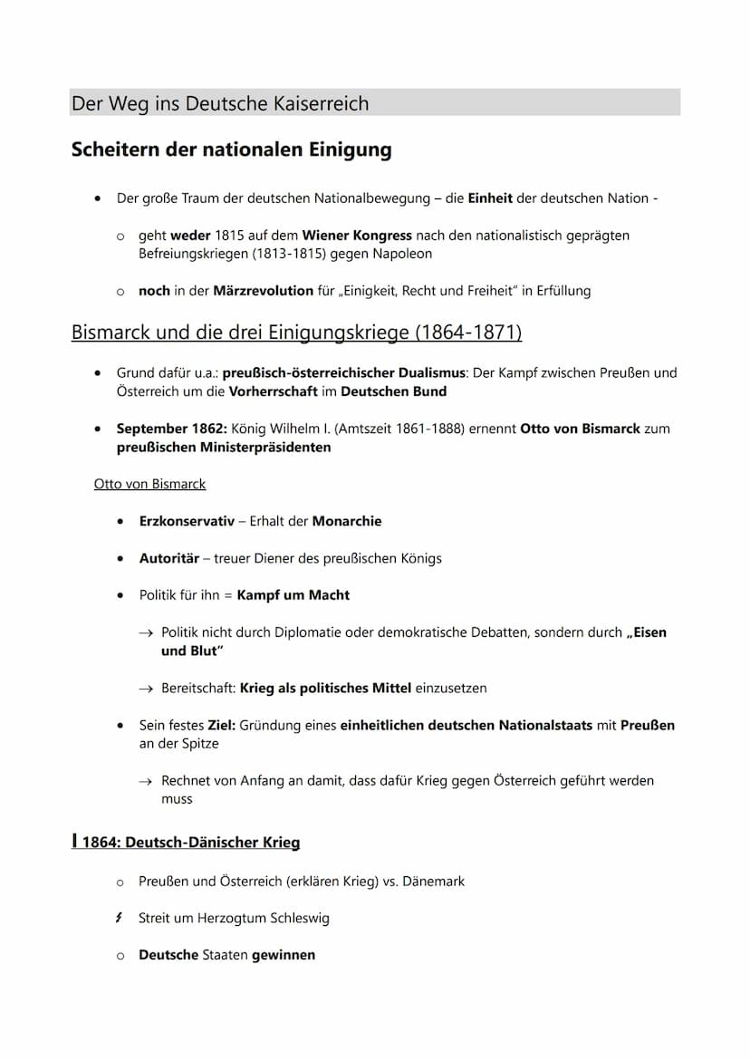 DER WEG INS DEUTSCHE
KAISERREICH 1848-1871
Scheitern 1848 + Vergleich, Reichseinigungskriege,
Verfassung
Etienne
19.01.2022 Der Weg ins Deut