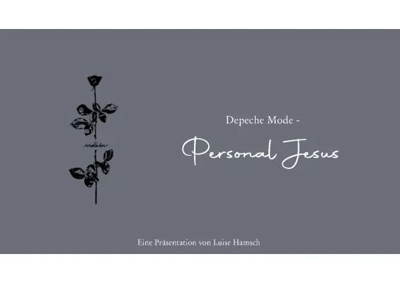 Know Depeche Mode - Personal Jesus thumbnail