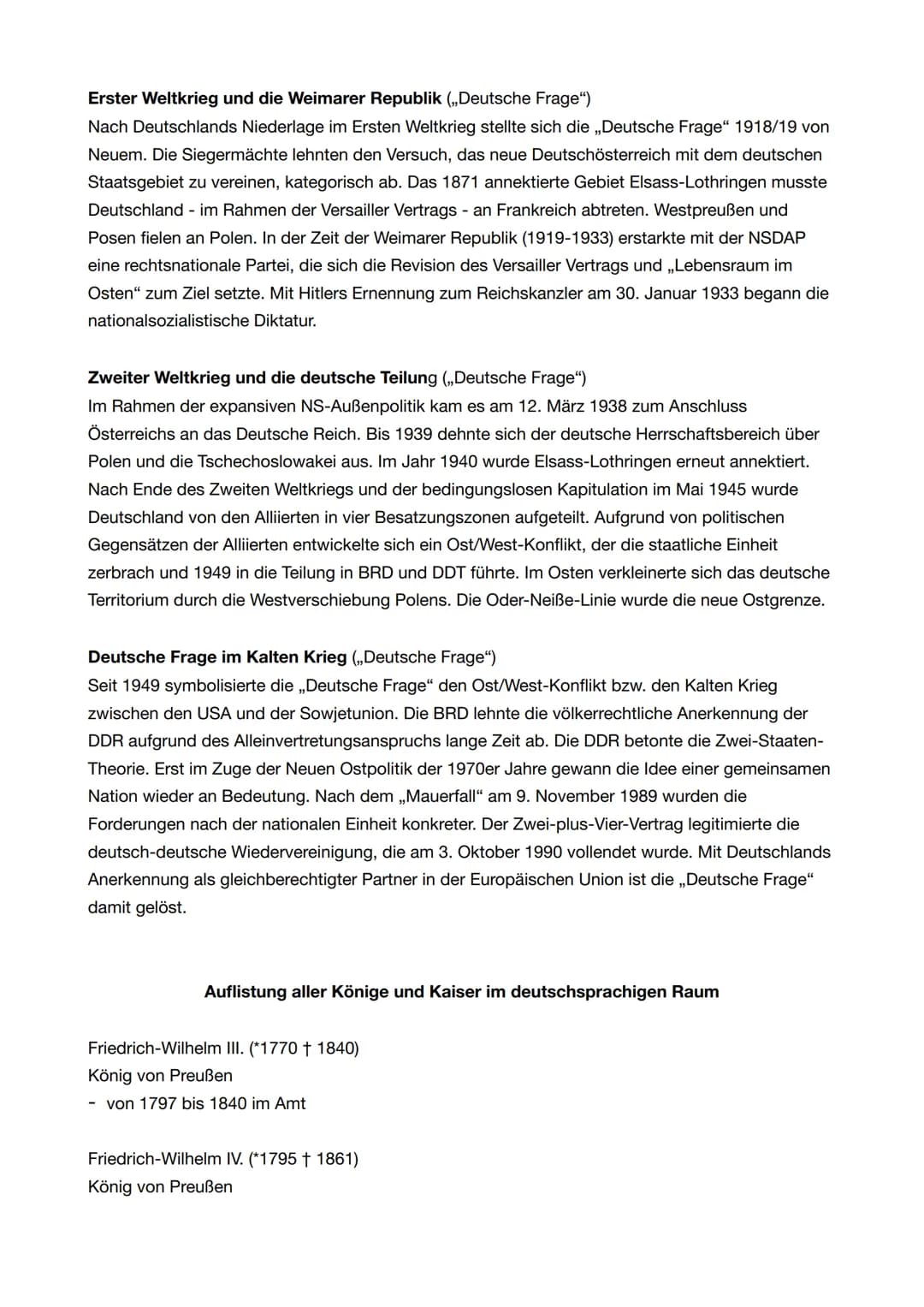 Geschichte Abitur: Zusammenfassungen & Aufgaben 2024 - Nationalismus & Revolution 1848