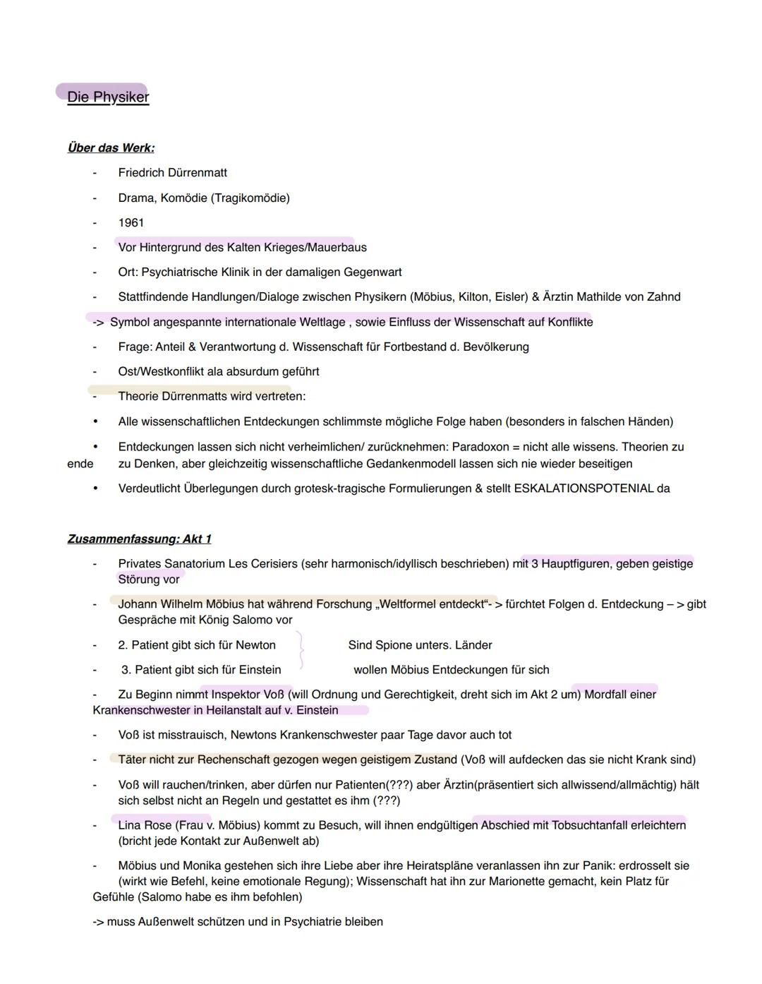# Die Physiker

Über das Werk:

- Friedrich Dürrenmatt
- Drama, Komödie (Tragikomödie)
- 1961
- Vor Hintergrund des Kalten Krieges/Mauerbaus