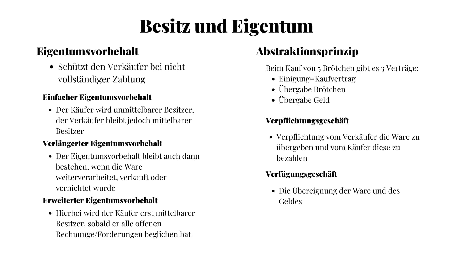 Rechtslehre
Themen
Delikts-, Schulds- und
Geschäftsfähigkeit
Zustandekommen von Verträgen
Nichtigkeit und Anfechtung
AGB
Besitz und Eigentum
