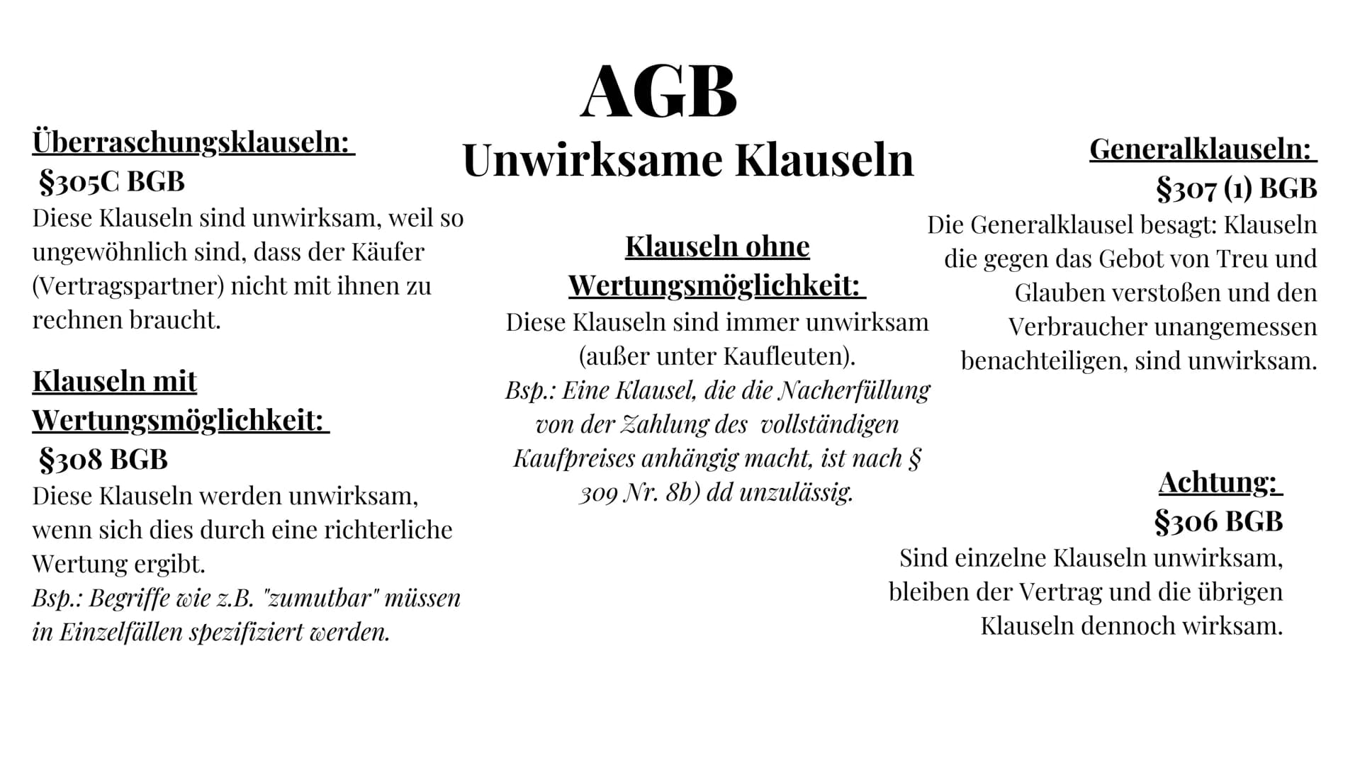 Rechtslehre
Themen
Delikts-, Schulds- und
Geschäftsfähigkeit
Zustandekommen von Verträgen
Nichtigkeit und Anfechtung
AGB
Besitz und Eigentum