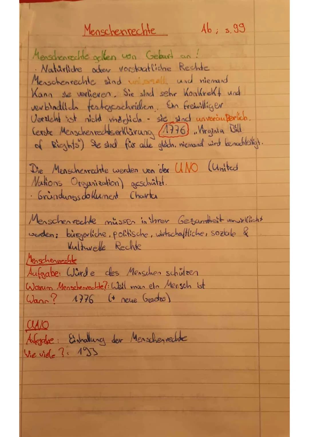 Menschenrechte