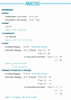 Know Mathe Abi '22 Lernzettel (Analysis, Analytische Geometrie, Stochastik) thumbnail