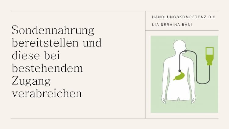 Know Sondennahrung bereitstellen und bei bestehendem Zugang verabreichen thumbnail