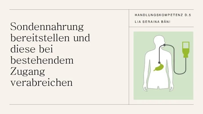 Know Sondennahrung bereitstellen und bei bestehendem Zugang verabreichen thumbnail