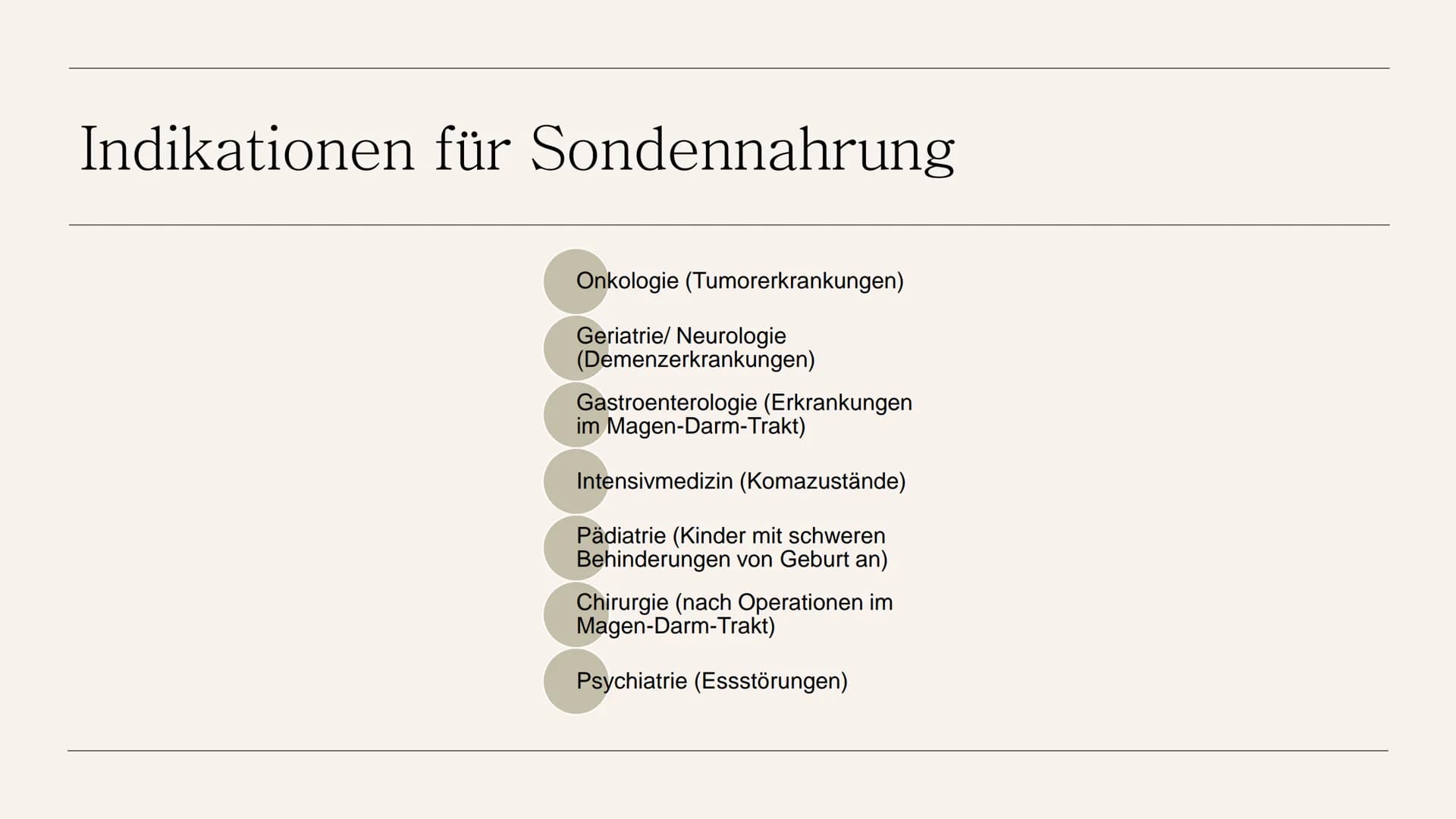 Sondennahrung
bereitstellen und
diese bei
bestehendem
Zugang
verabreichen
HANDLUNGSKOMPETENZ D.5
LIA SERAINA BÄNI Inhaltsverzeichnis
●
●
●
●