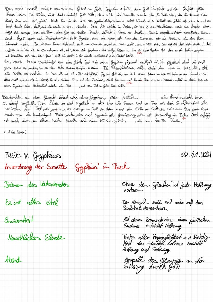 Hausaufgaben
Buchs. 134 Mr.2
nlimax
Andreas Gryphius (1616-1664)
Tränen des Vaterlandes (Anno 1636)
evtl. Euphemismus
Wir sind doch nunmehr 